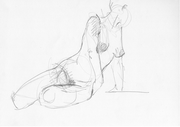 Drawing by Carol Peace