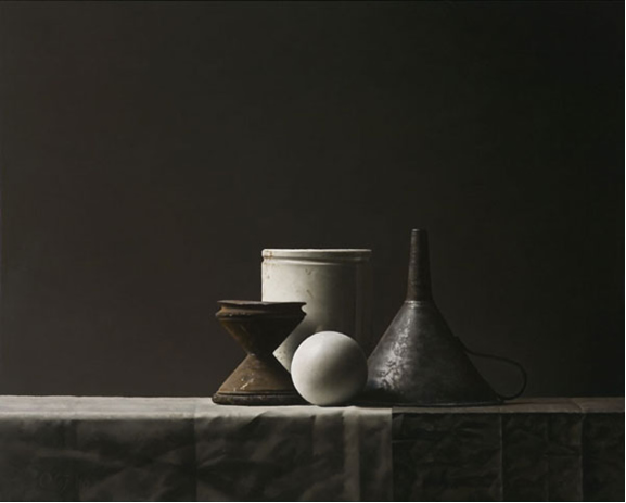 Painting by Volkert Olij